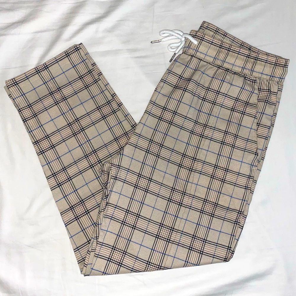 Mens Agora plaid pants